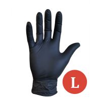 Nitrile Gentle Touch LG zwart (L) 10x100st
