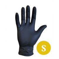 Nitrile Gentle Touch LG zwart (S) 10x100st