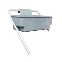 Tool tray for mop trolleys, grey