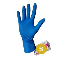 Nitrile PRO long cuff 8.8G blauw (S) 10x100st