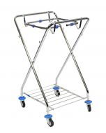 Wast collection trolley chromed 1x120L