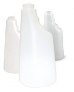 Blank spray bottle HDPE semi-transparant 0,65L neck 28/400