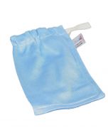 Blue microfiber glass cleaning mitts 10pcs