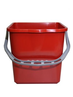 Bucket 25 L red