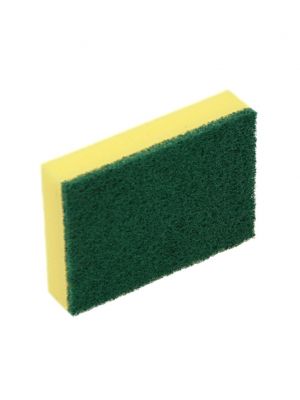 Schuurspons geel met groene pad (200 st)