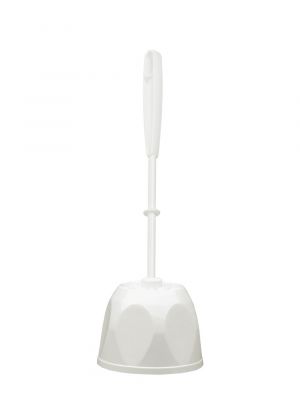 Toiletgarnituur komvormig model wit pp