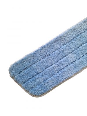 Microvezel dust mop 78cm blauw, velcro (10st)