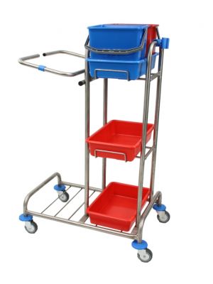 Cleaning trolley  J1 stainless steel