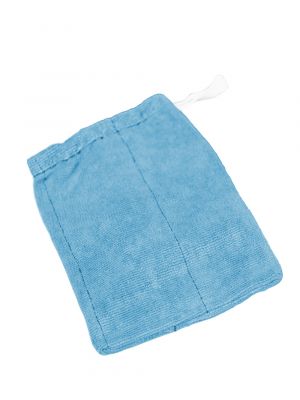 Blue microfiber cleaning mitts 10pcs