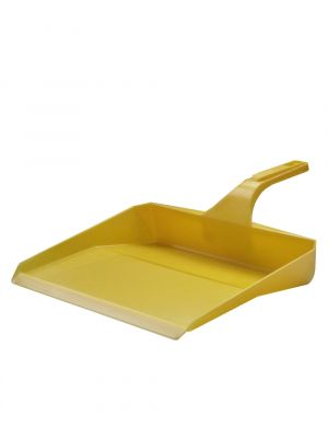Dust pan extra wide hygienic yellow 10pcs