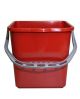 Bucket 25 L red