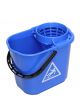 Socket mop bucket 14 L with sieve blue 10pcs