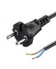 Power cord with molded plug 15 meters 2x1.0